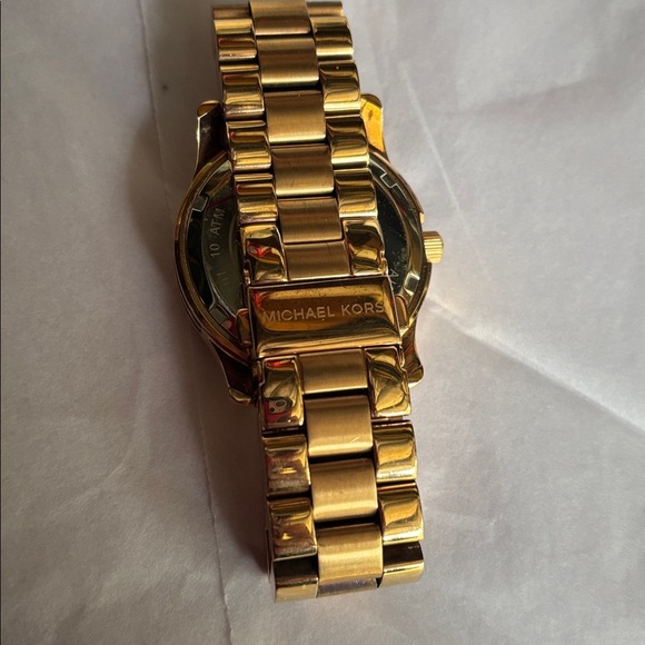Michael Kors Women's Blue Dial Rose Gold Stainless Steel Bracelet Watch MK5913 - Picture 8 of 8